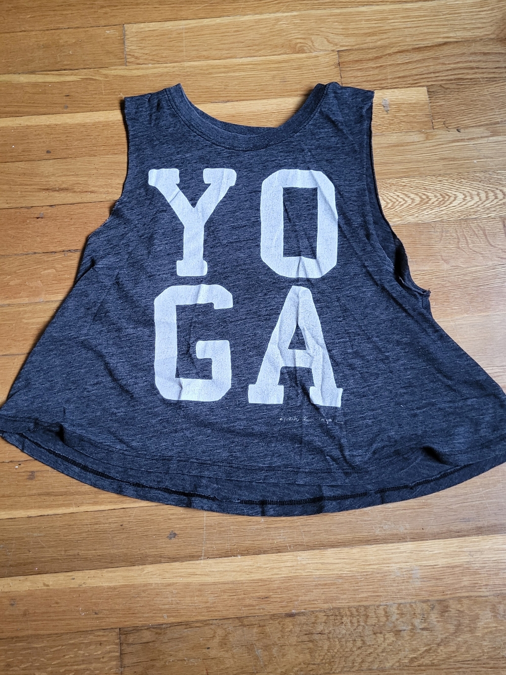 Spiritual Gangster 'YOGA' Sleeveless Crop Tank Top